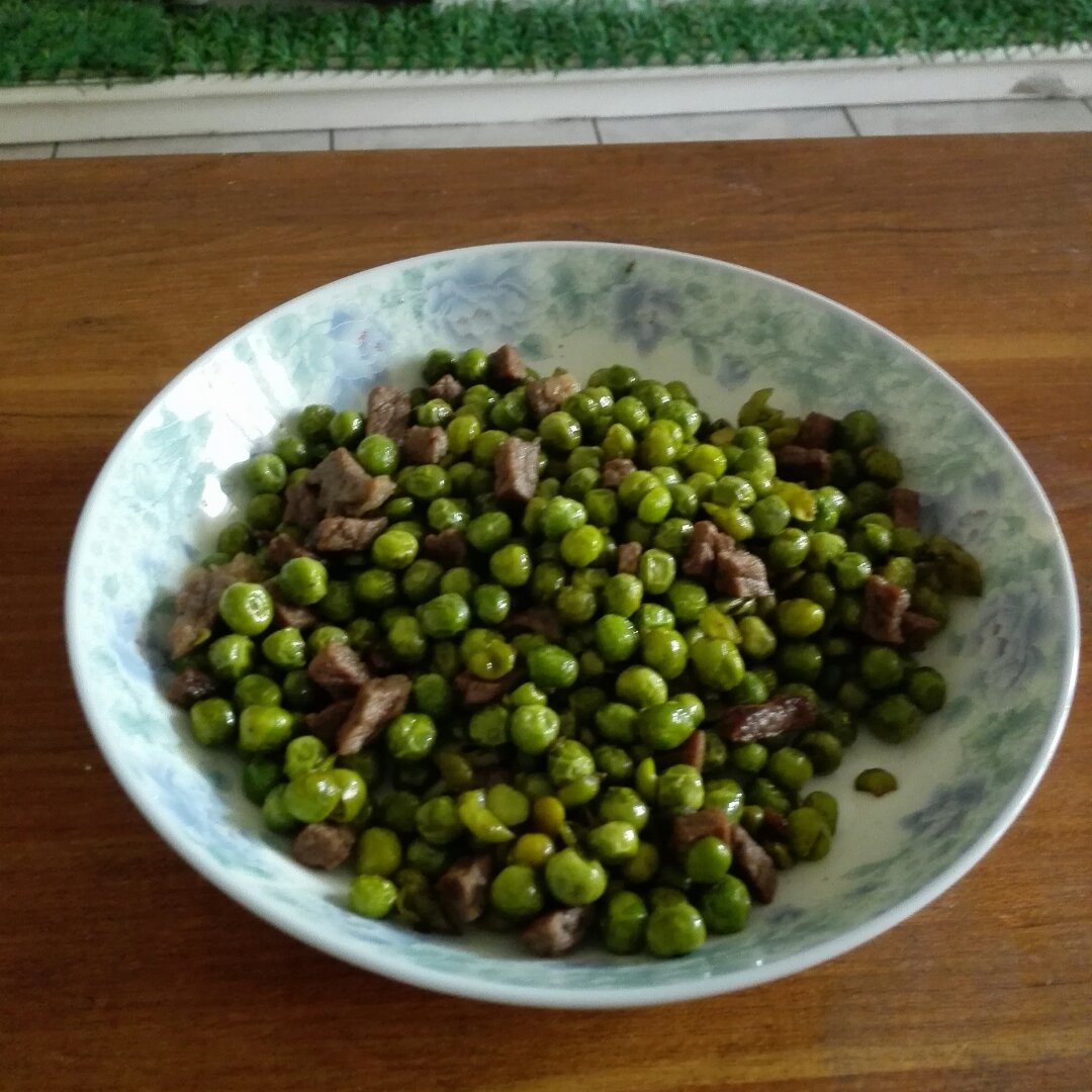 青豆炒肉