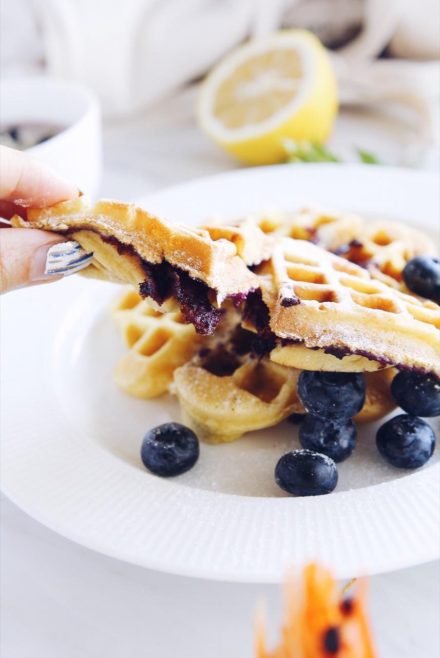 蓝莓华夫饼（戚风版）