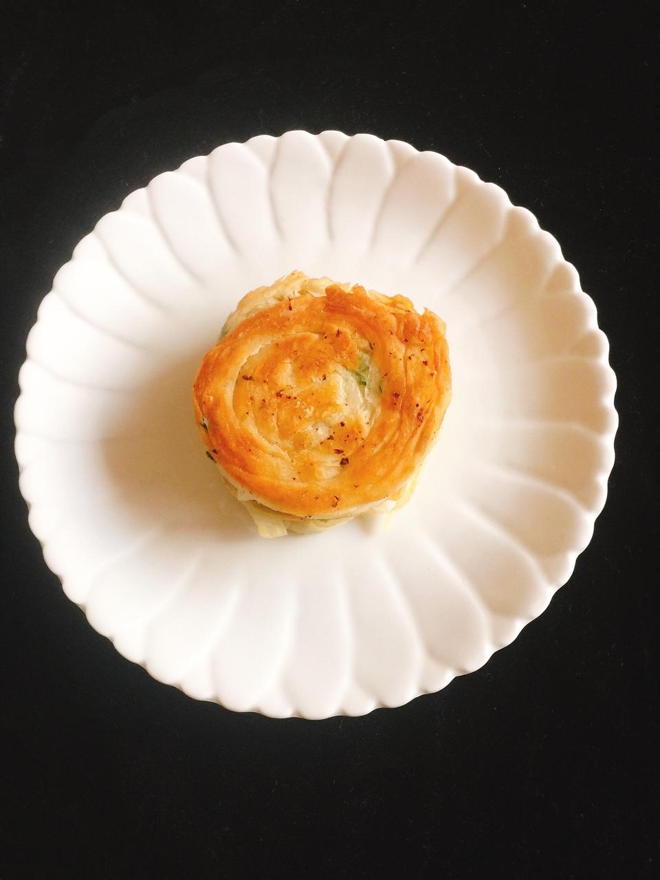 饺子皮盘金丝儿（盘丝饼)