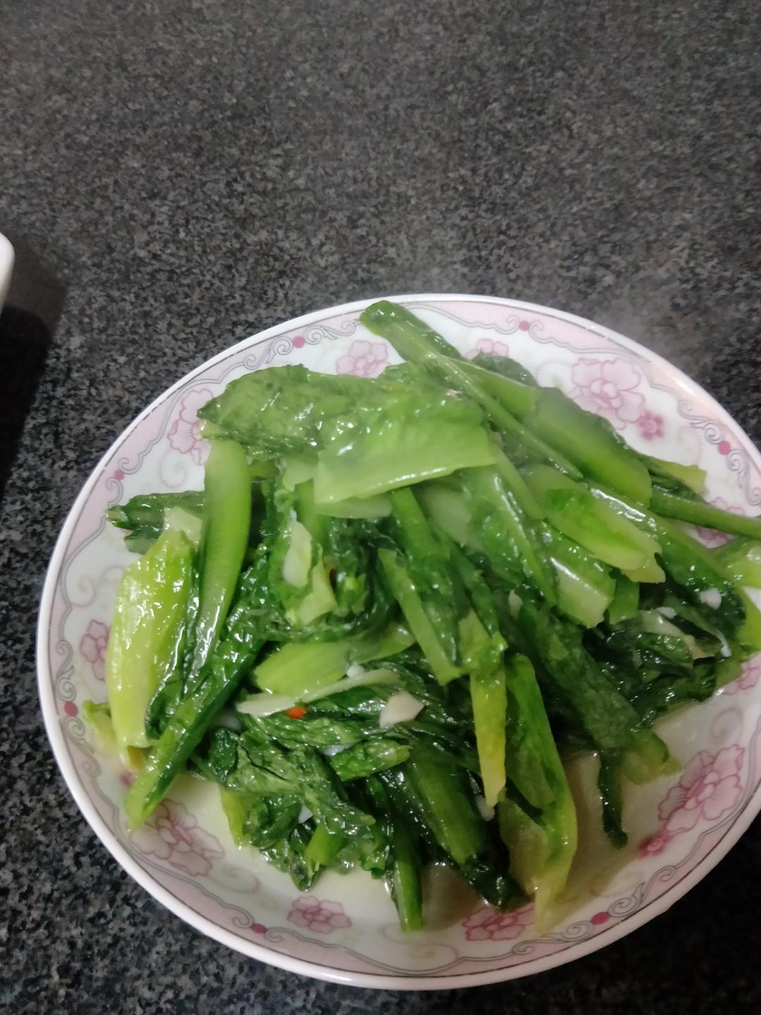清炒油麦菜