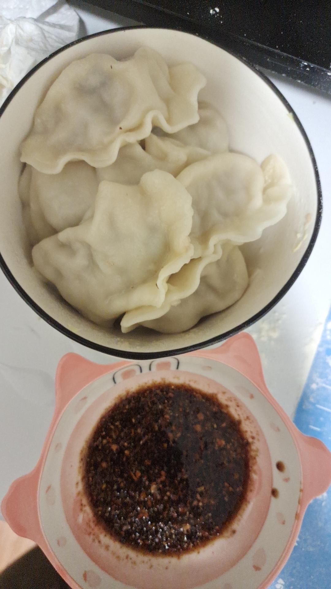 手工揉面三分钟，又韧又薄又好包的饺子皮