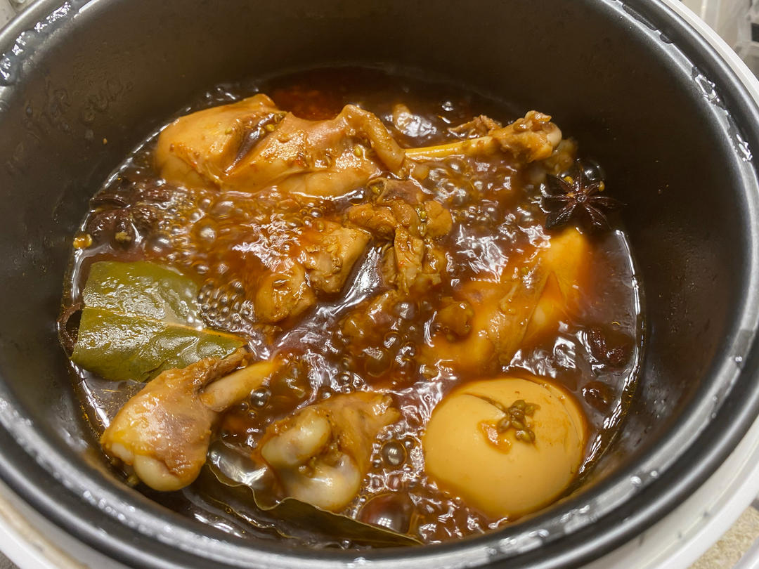 爆好吃的卤鸡腿 卤蛋❗电饭煲 炒锅都可以做~