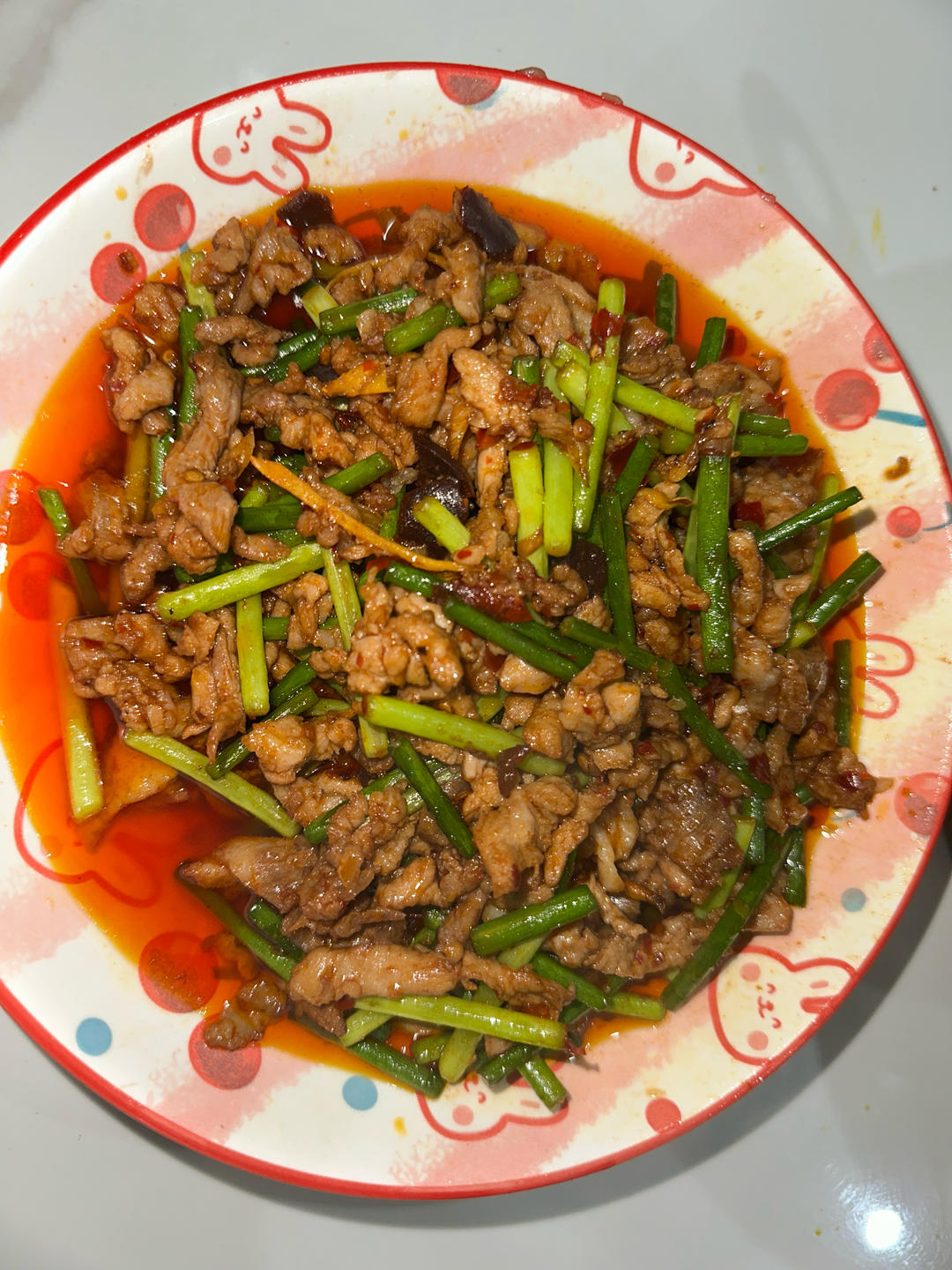 蒜薹炒肉丝