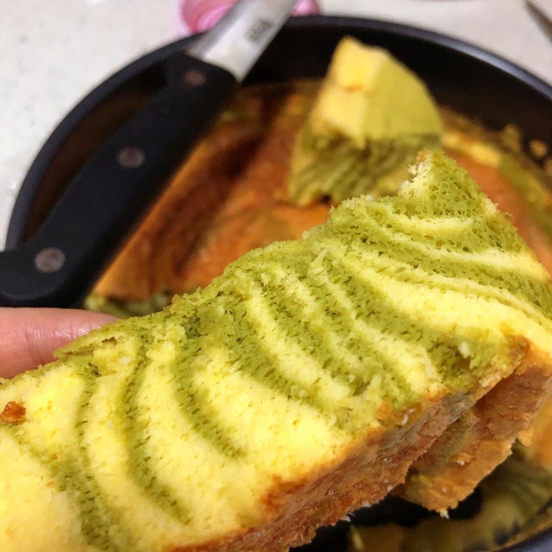 绿斑马戚风蛋糕