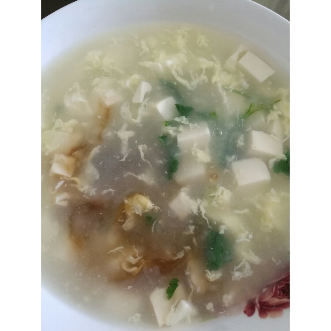 香菜豆腐羹