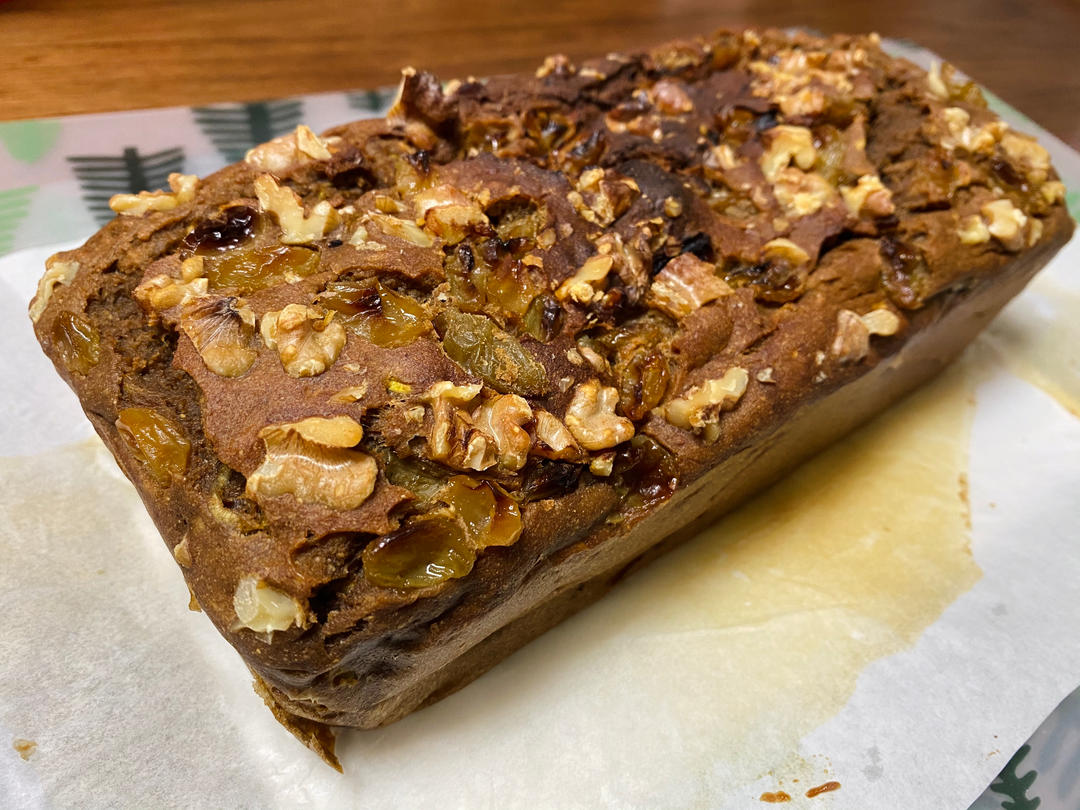 全麦特浓摩卡朗姆提子快手面包【健康主食】