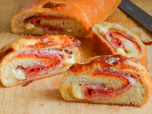 美式意大利料理—Stromboli Bread的做法 步骤11