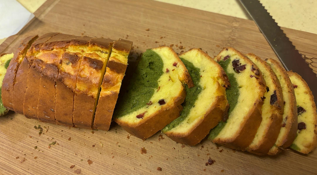 蔓越莓抹茶磅蛋糕