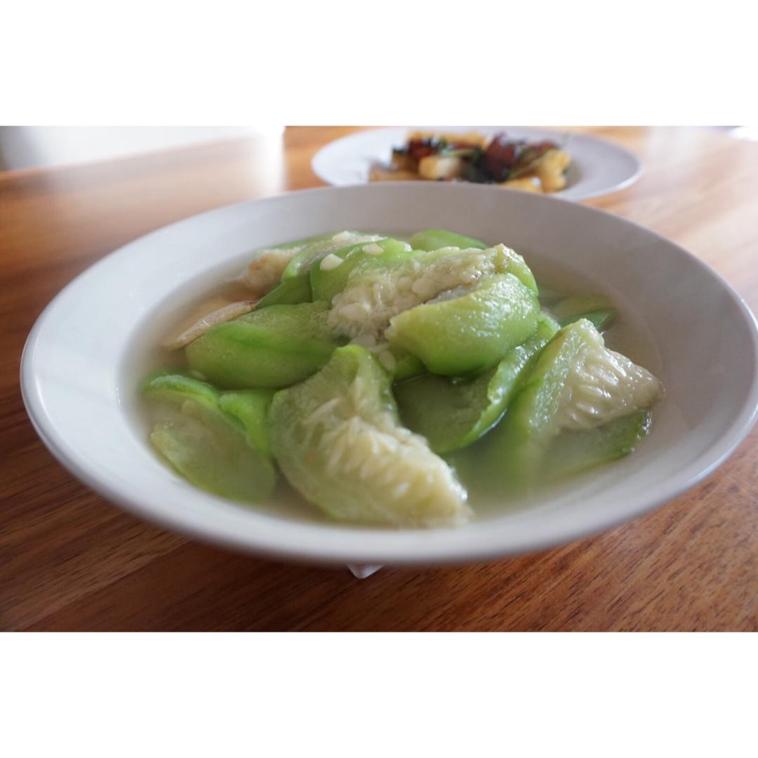 babykoala做的水瓜瘦肉汤