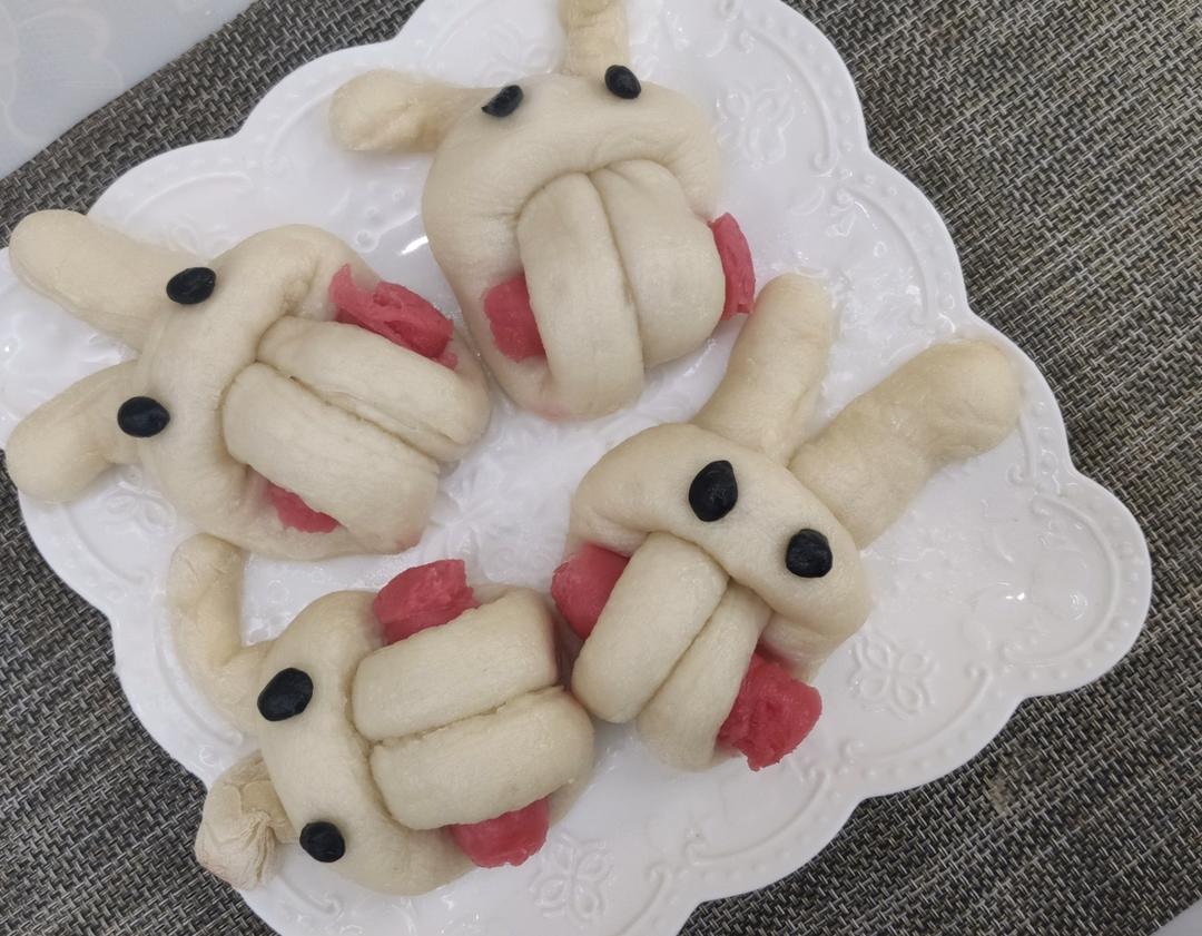 悠然小兔子馒头