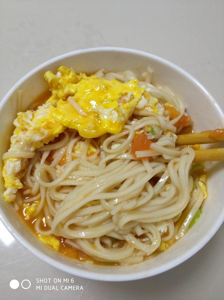 吃货的小小小幸福n做的西红柿鸡蛋面