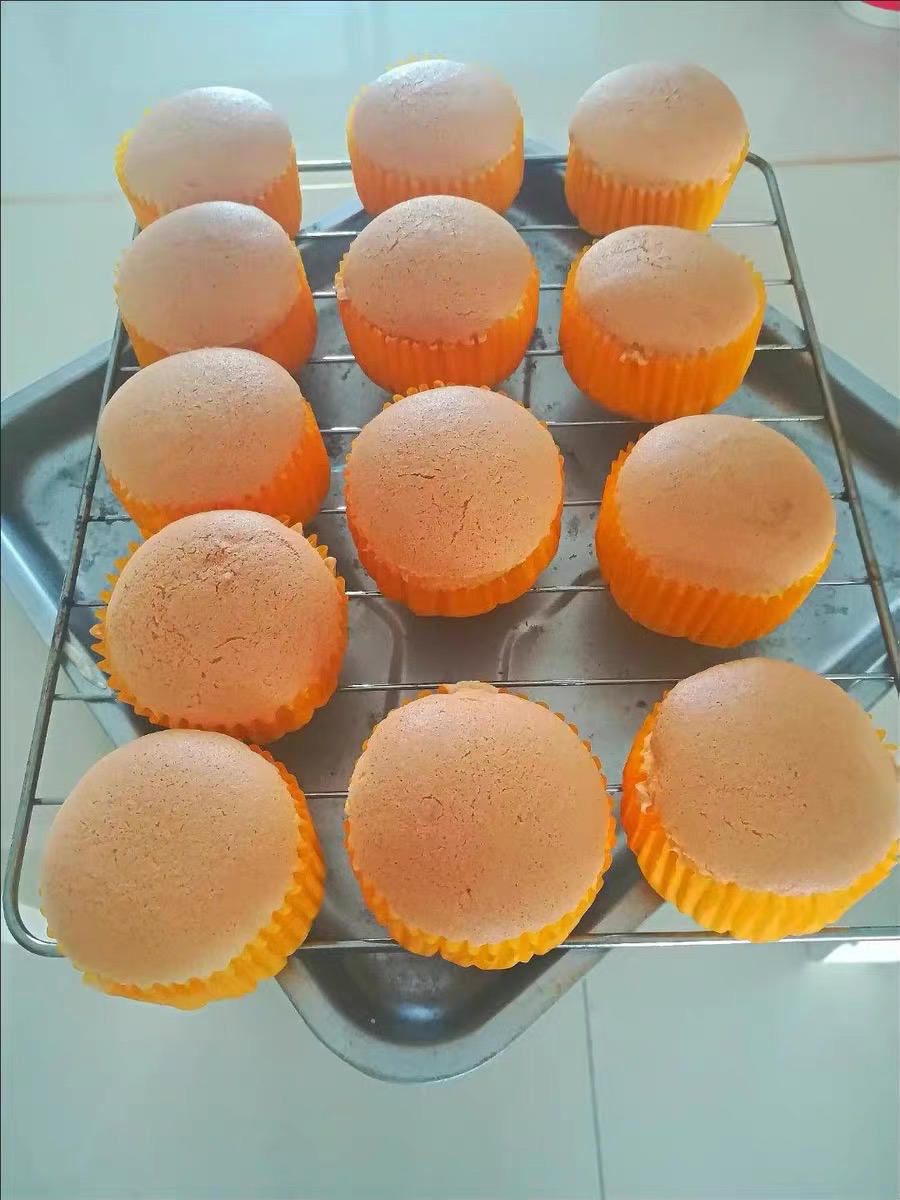 软绵绵杏仁纸杯蛋糕🧁（超详细）想失败都难