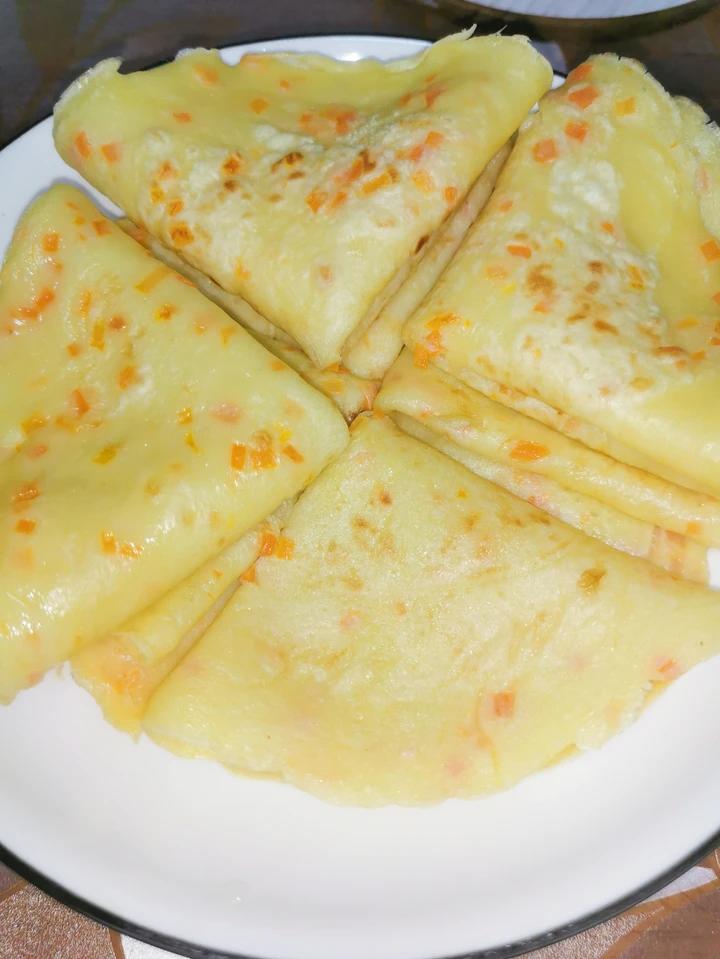 简单快手蔬菜鸡蛋煎饼