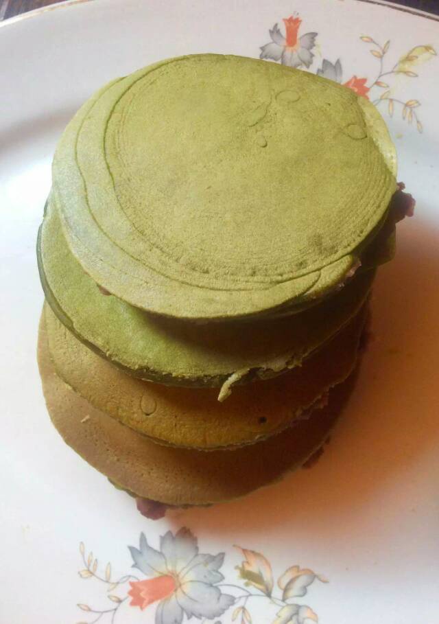 抹茶蜜豆铜锣烧