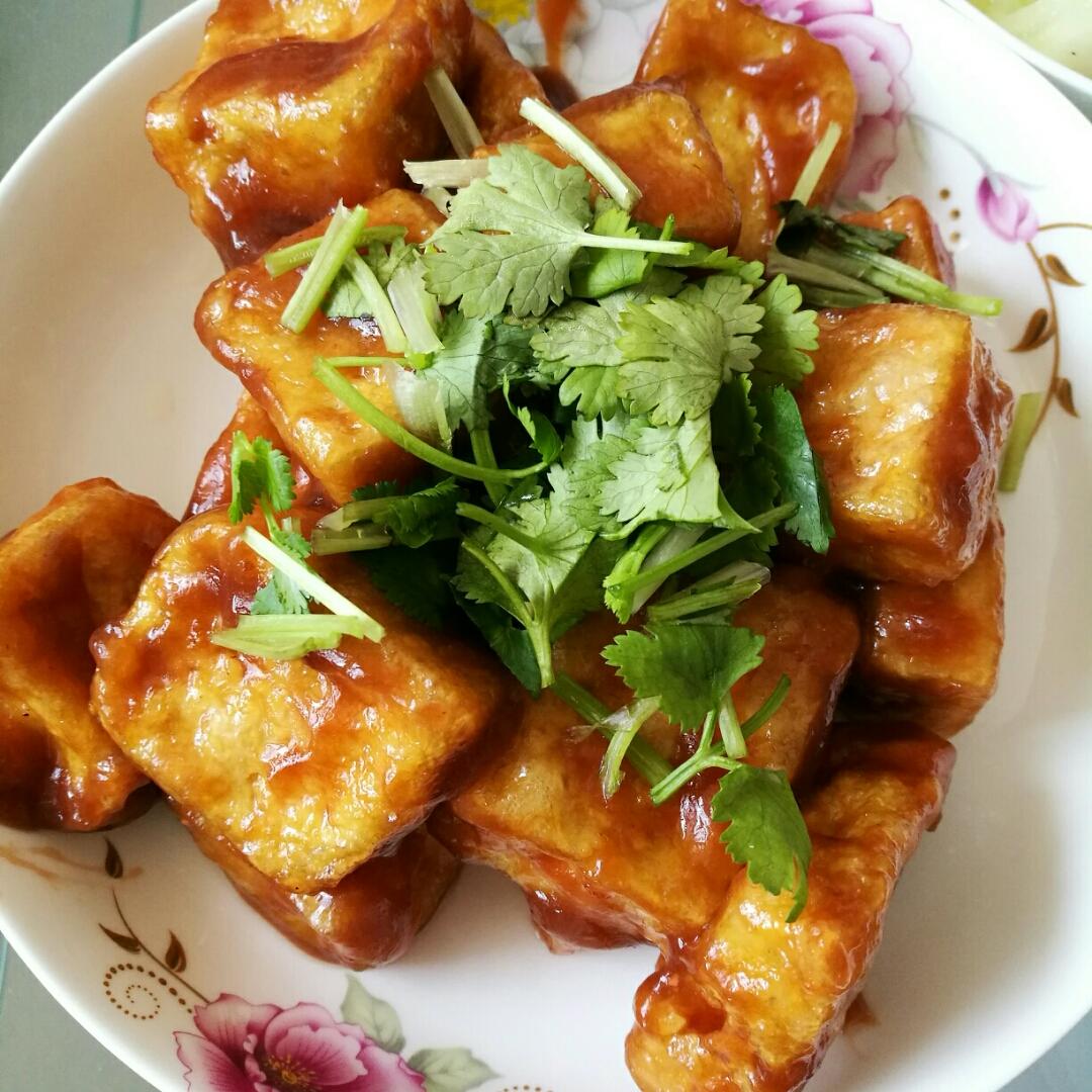 糖醋脆皮豆腐