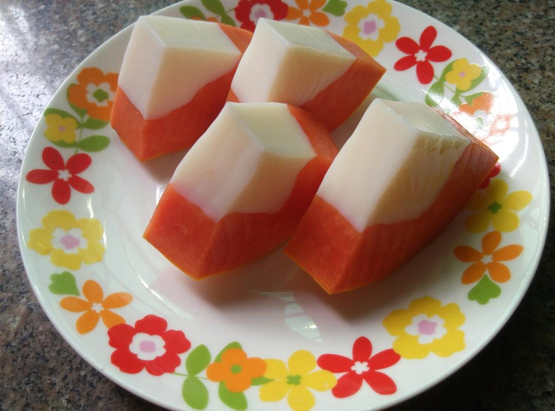 木瓜椰奶冻