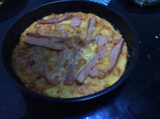 萨拉米薄底披萨 Salami Pizza