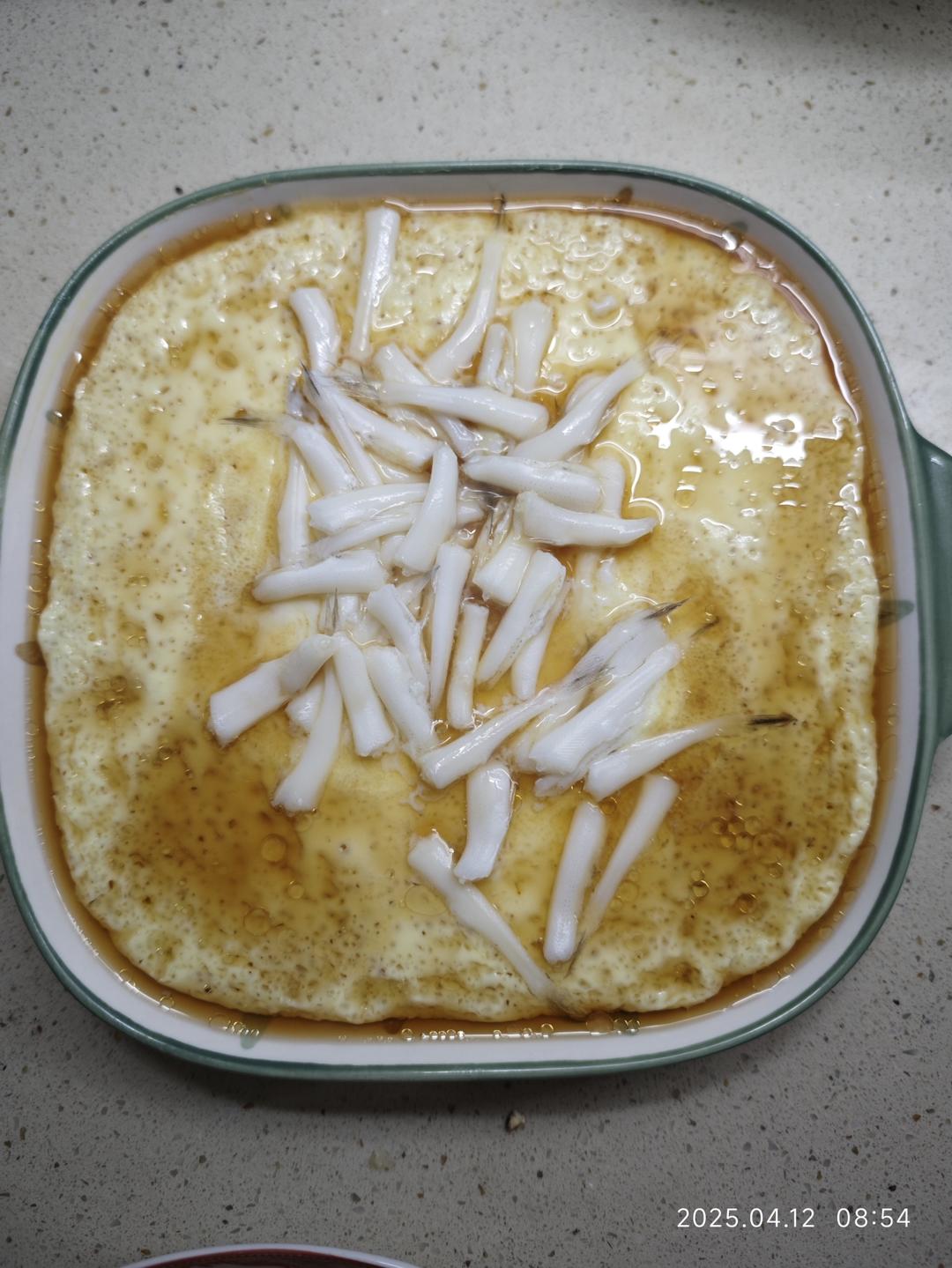 宝宝最爱吃的小银鱼蒸蛋