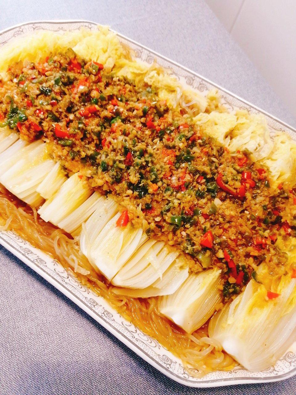 蒜蓉粉丝蒸娃娃菜