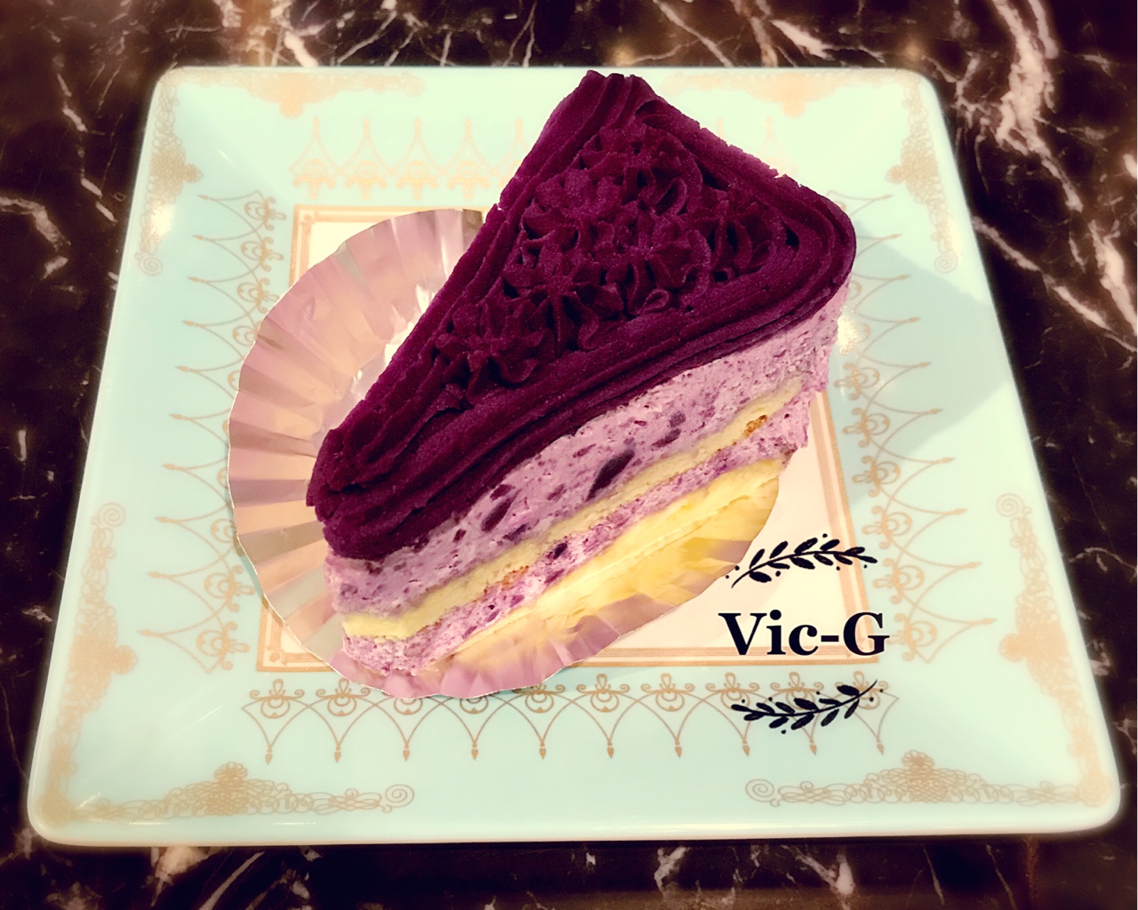 Vic-G紫薯慕斯的做法