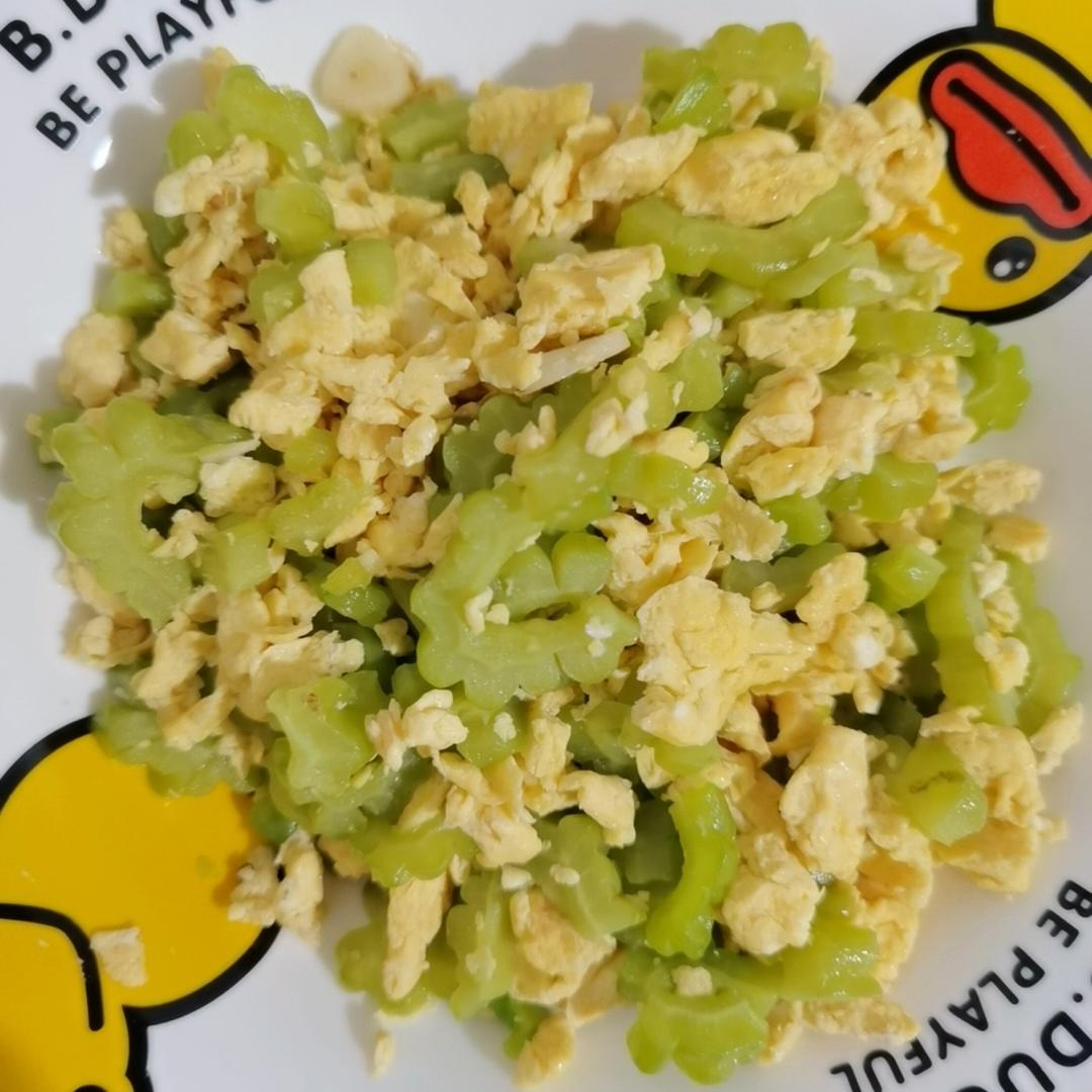 苦瓜炒鸡蛋
