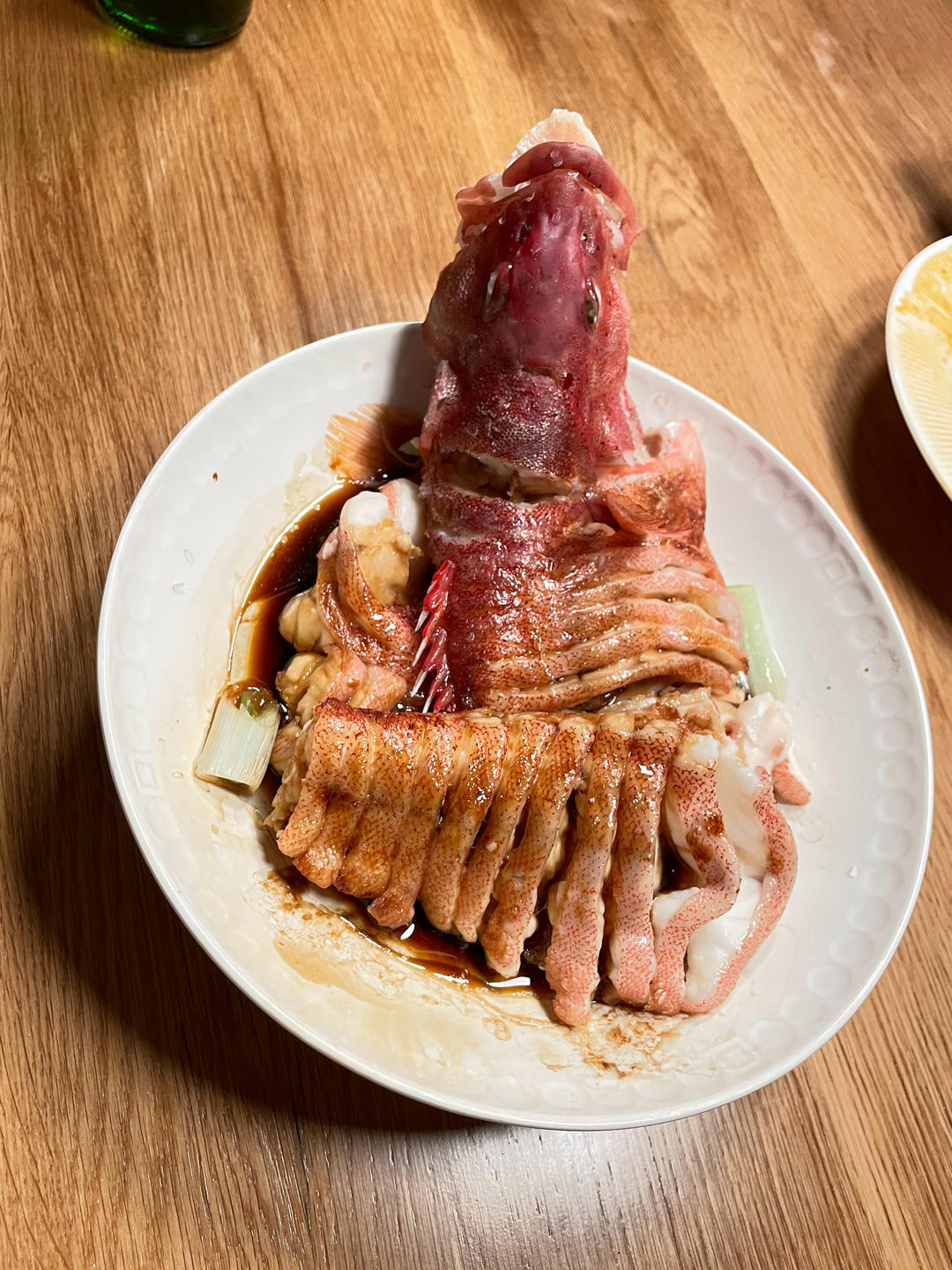 年夜饭菜单--豉油蒸东星斑 / 孔雀开屏蒸鱼