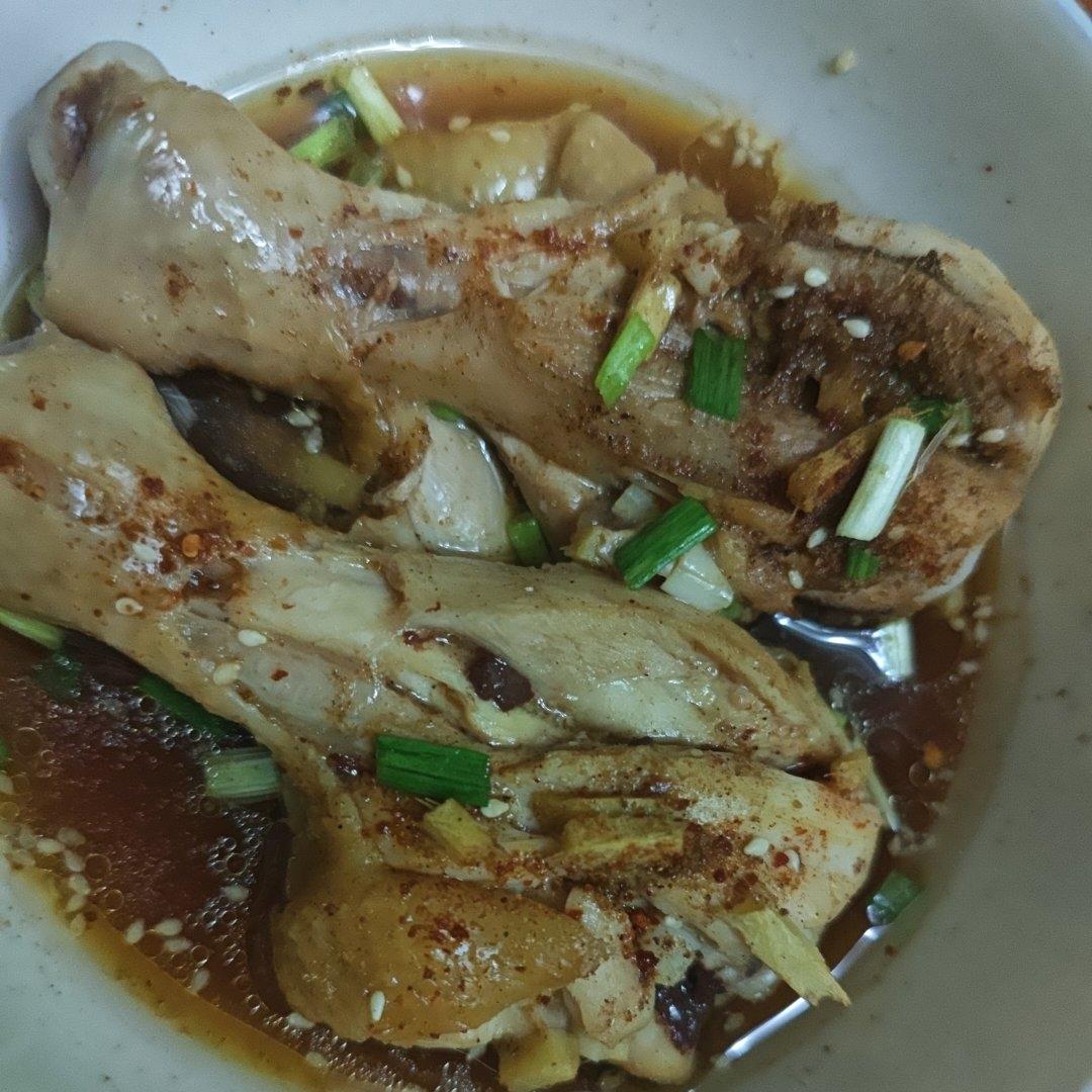 无油版巨嫩无比的椒盐蒸鸡腿🍗