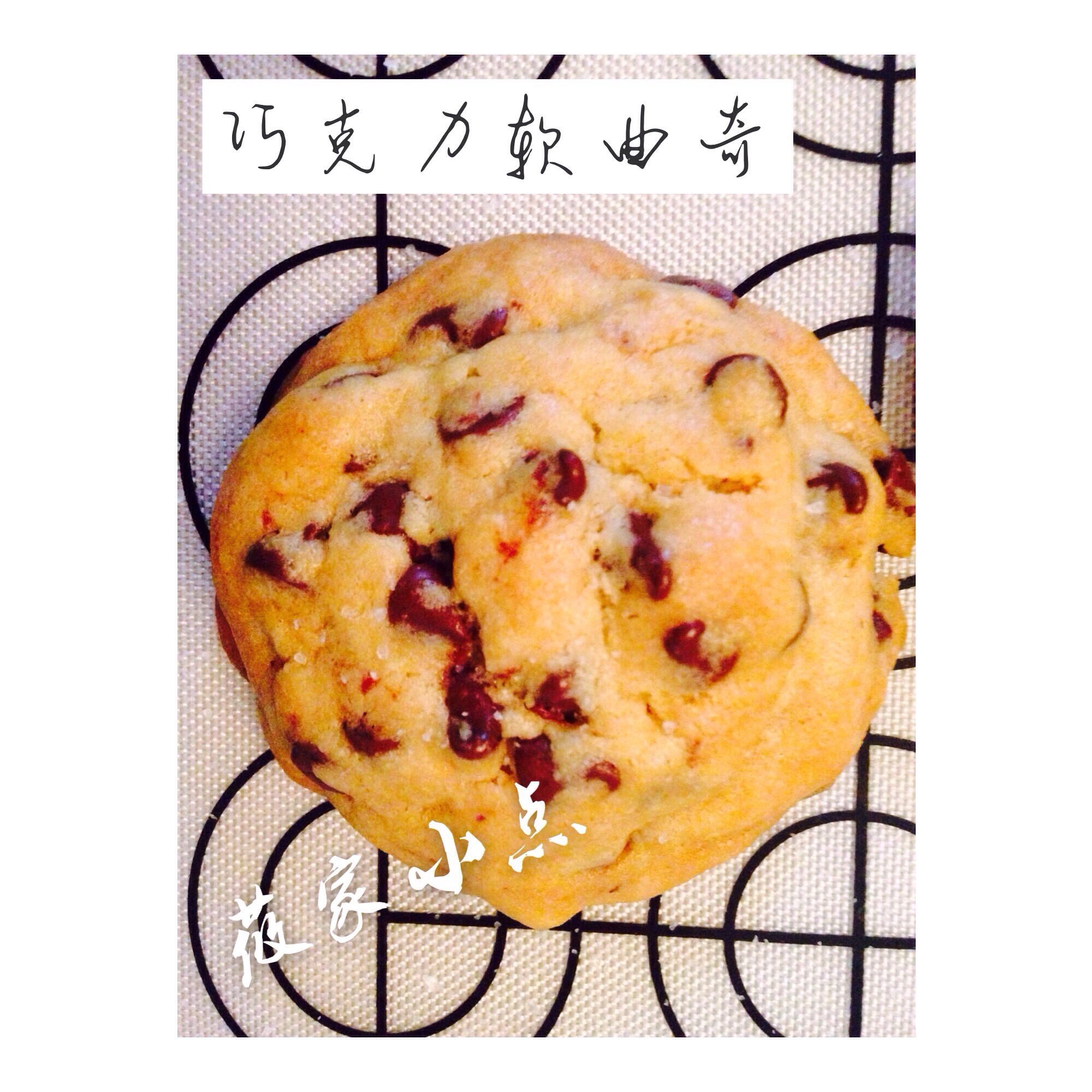 香草海盐巧克力大曲奇