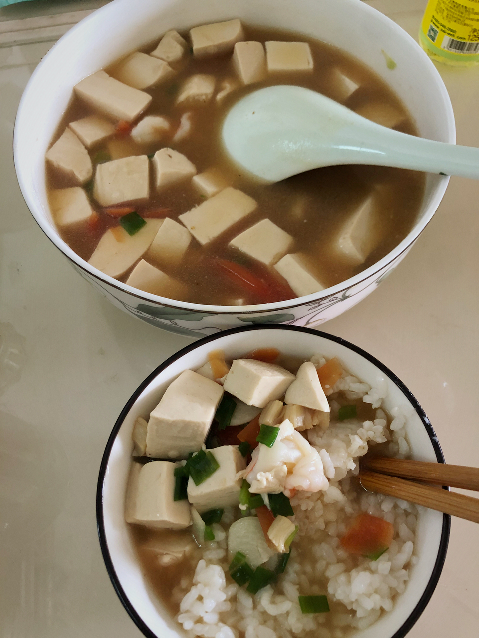 这豆腐汤太鲜美了