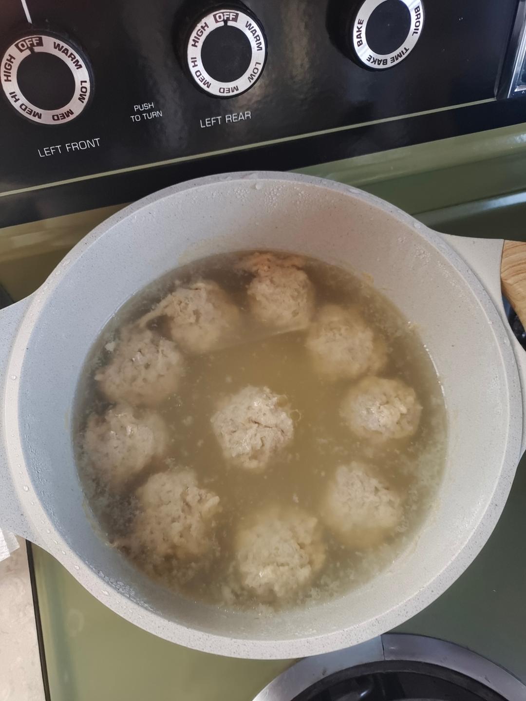 扬州狮子头（清炖，不加酱油）