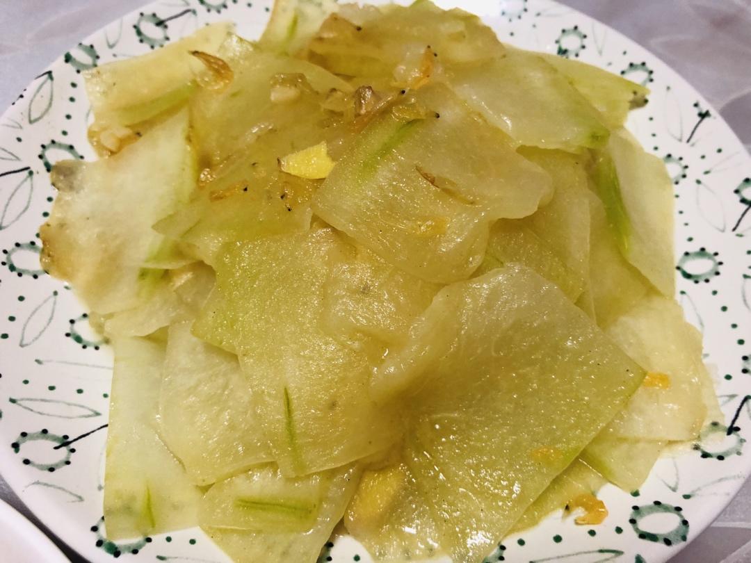 虾皮炒冬瓜