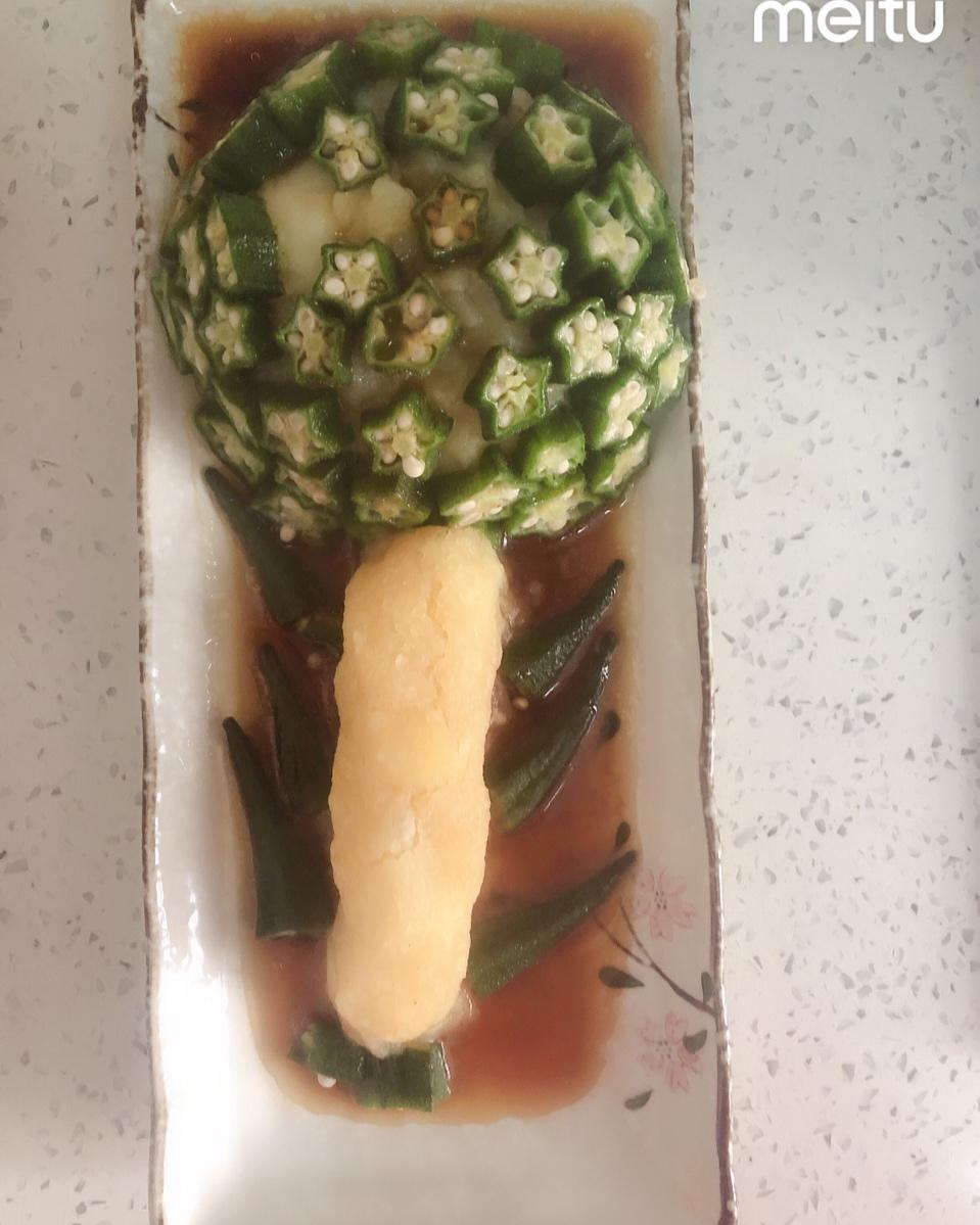 土豆泥秋葵