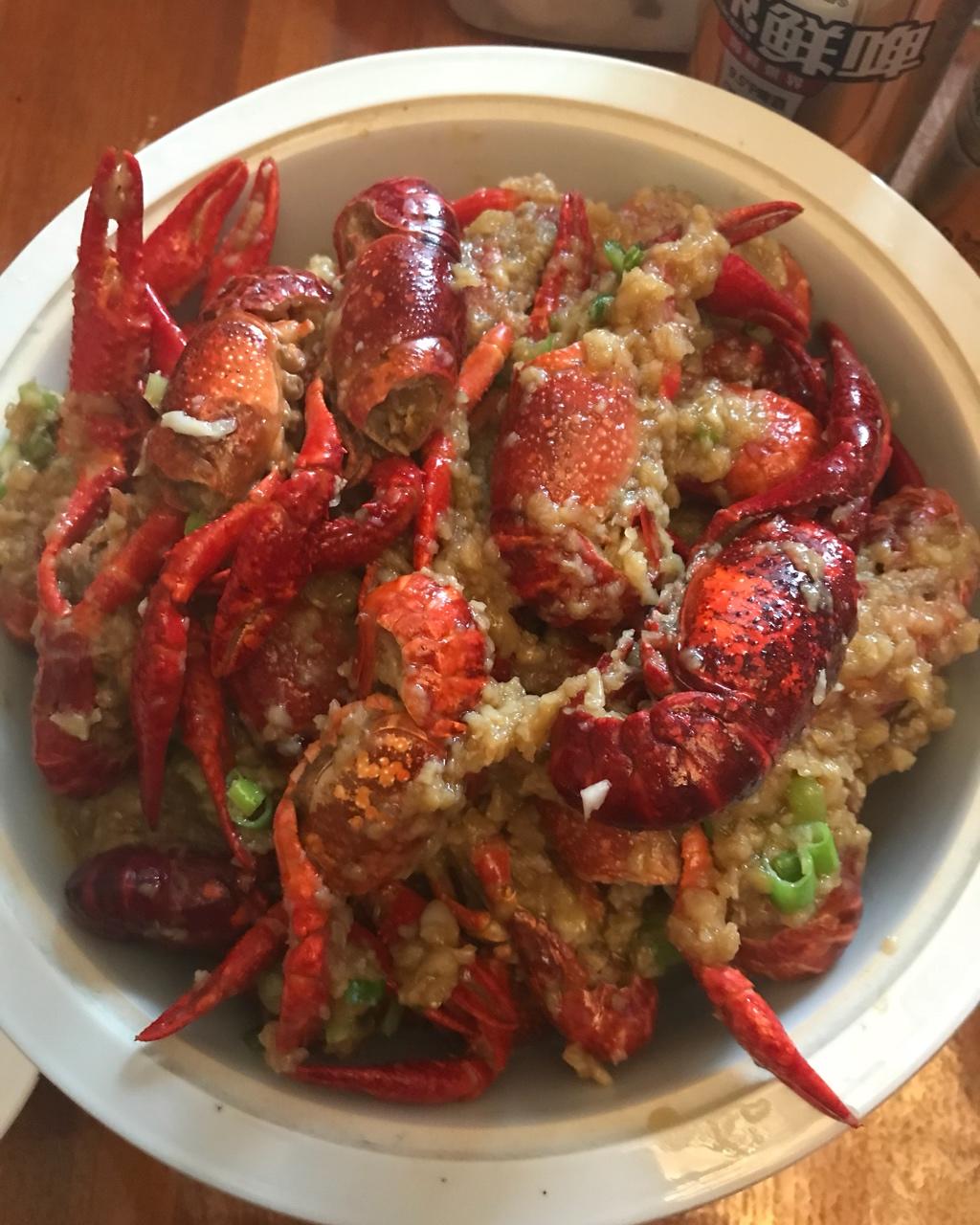 风儿1981做的蒜蓉小龙虾