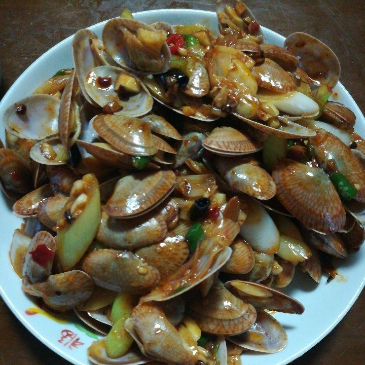 爆炒花甲