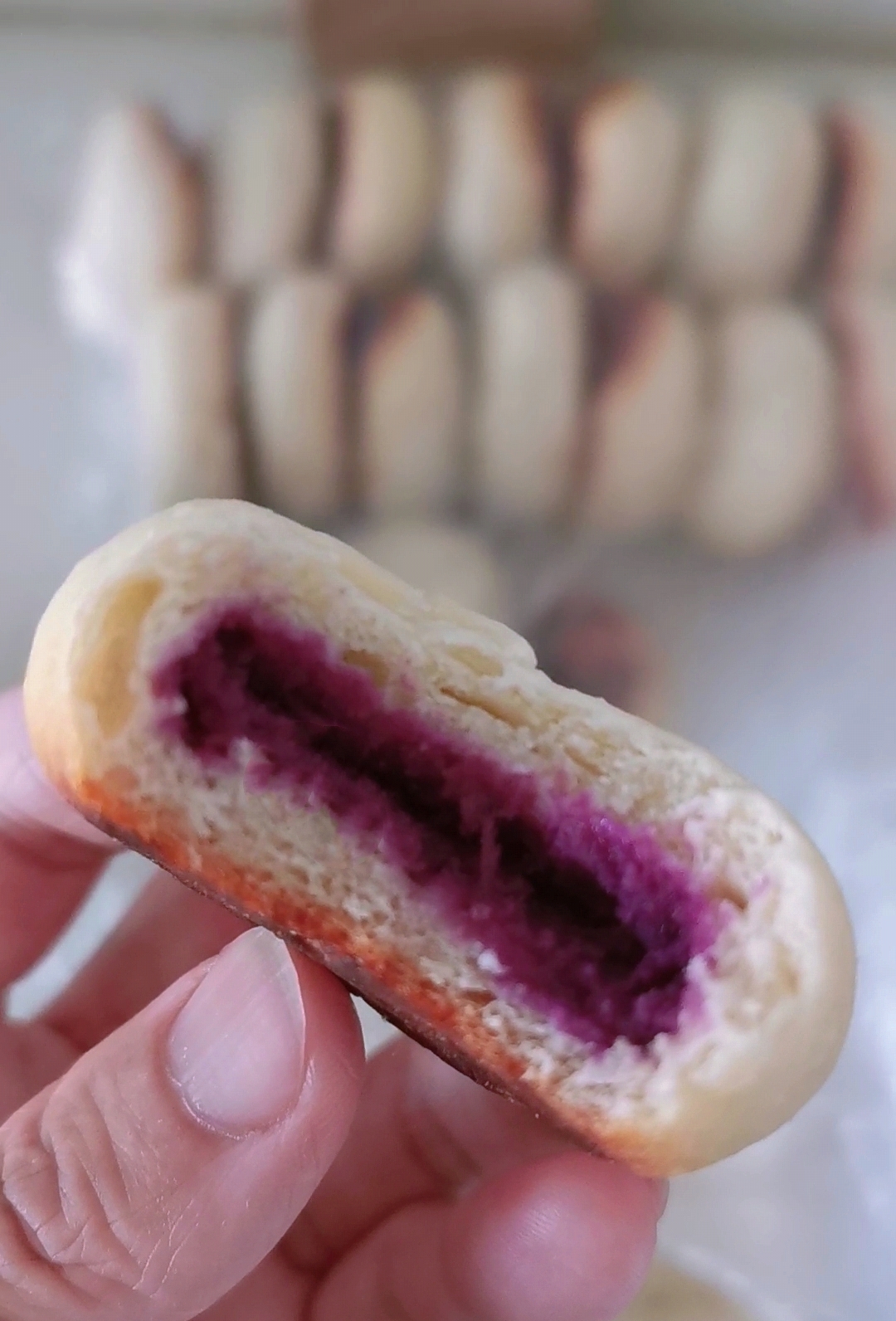 山药紫薯饼