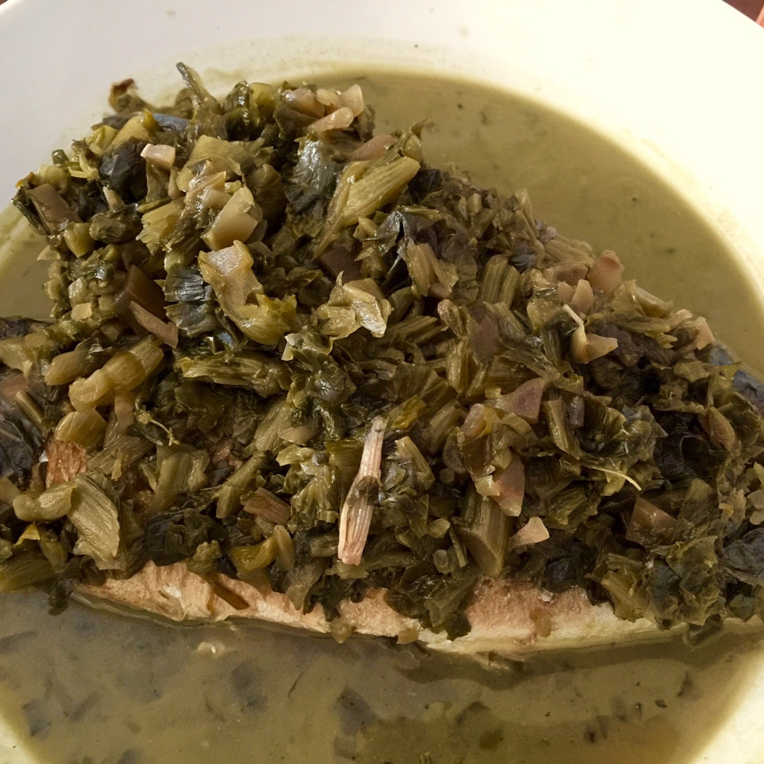 爽啊爽00做的雪菜马鲛鱼