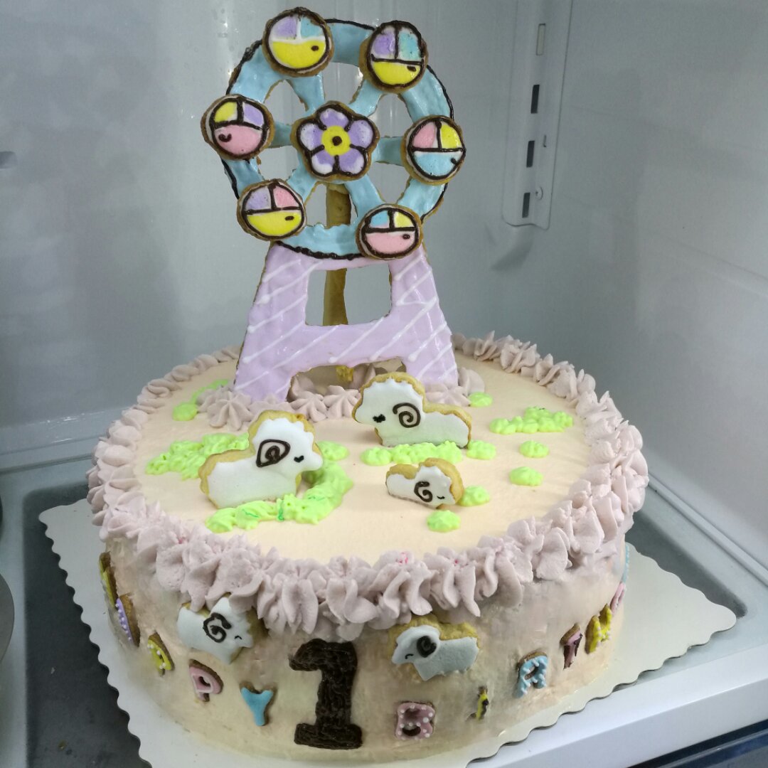 摩天轮 有童鞋想知道饼干咋做，因为没准备写菜单所以就几张图简单说明下了