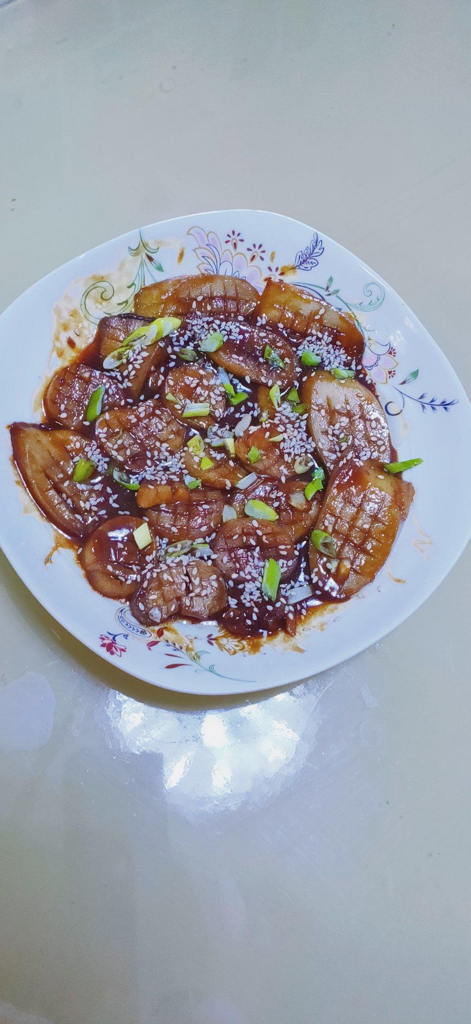 比肉还好吃的酱汁杏鲍菇，拿肉也不换。