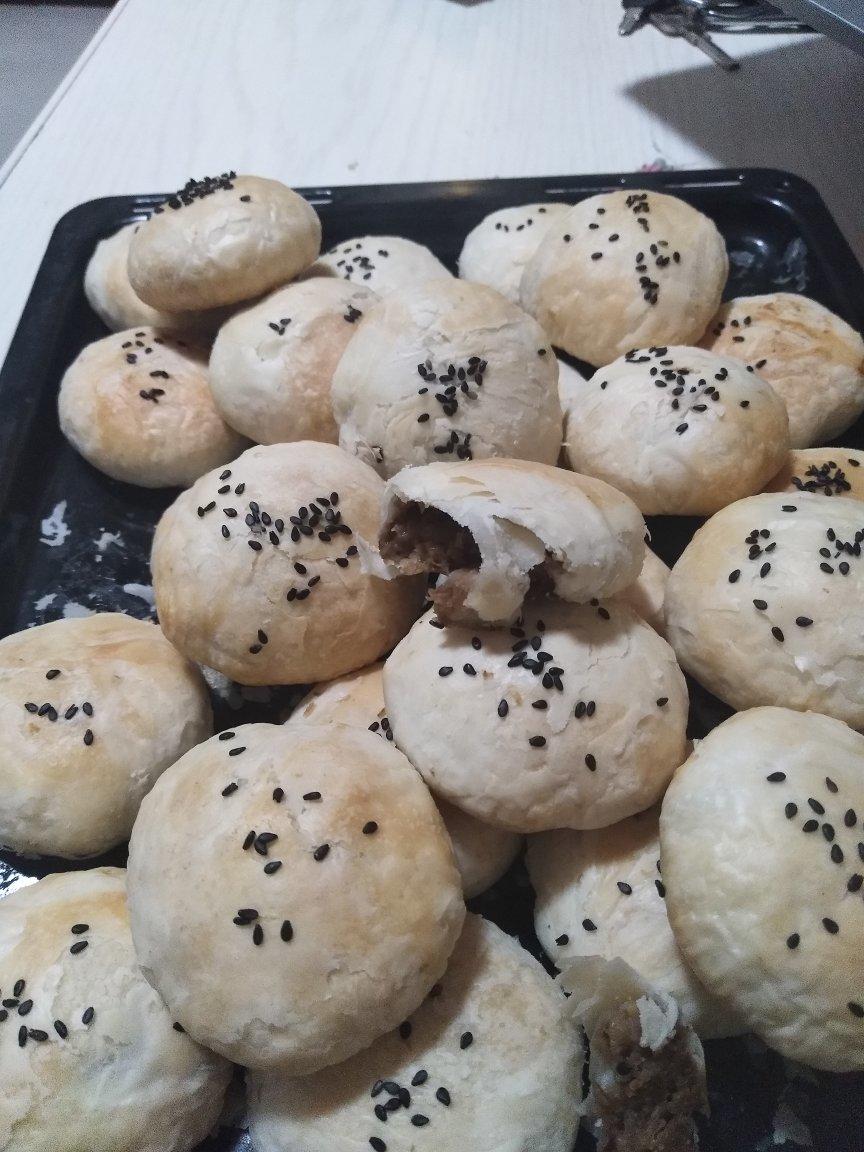 酥皮绿豆饼   酥得掉渣渣