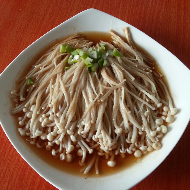 白灼金针菇