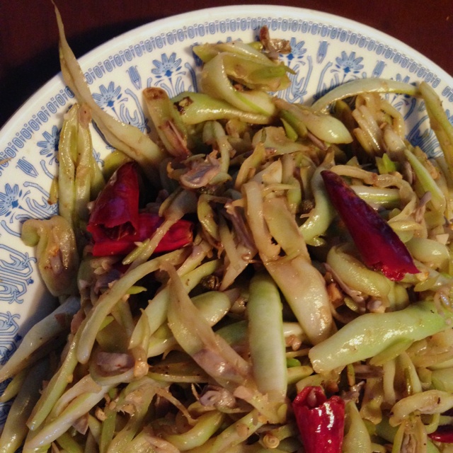 清炒豆角丝
