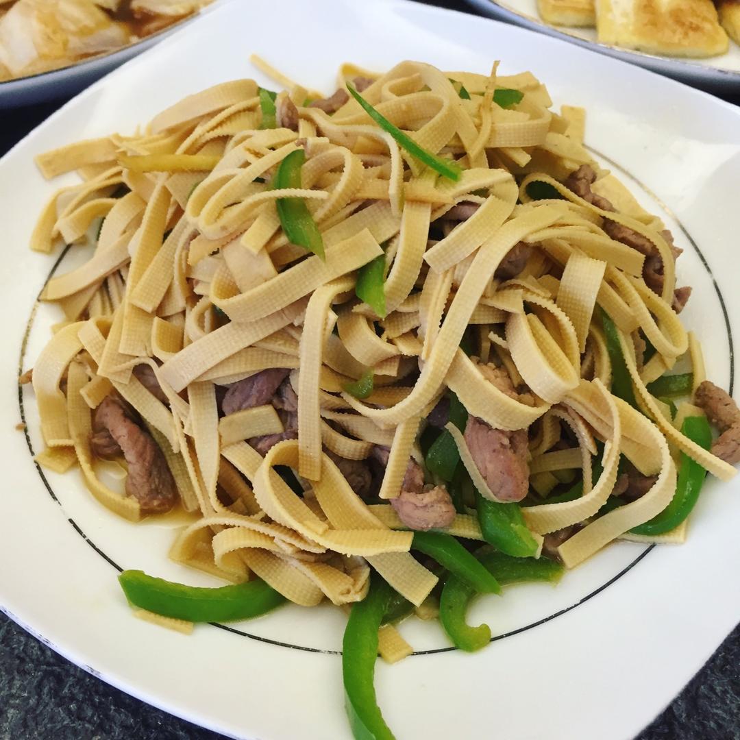 桃子°做的千张小炒肉