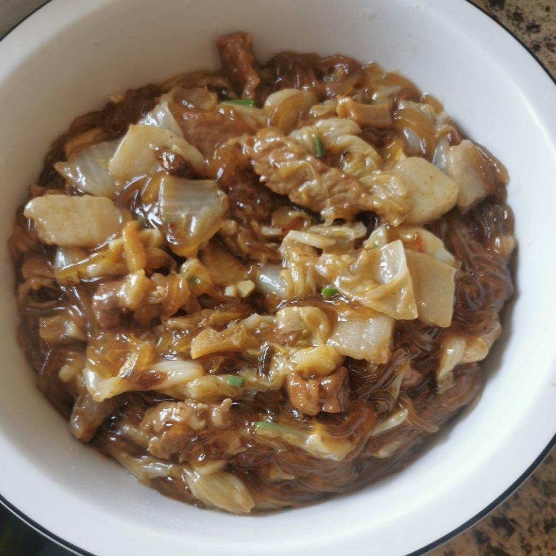 地道东北猪肉白菜炖粉条