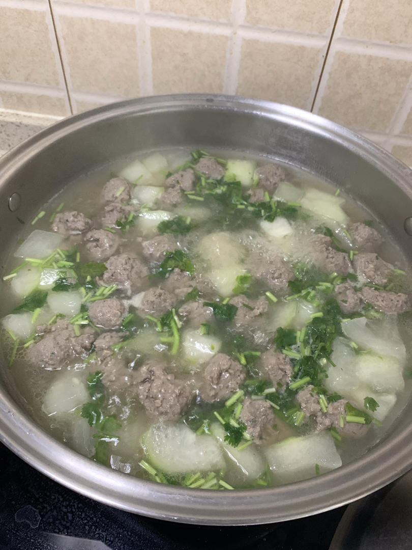 最简单的潮汕牛肉丸子汤