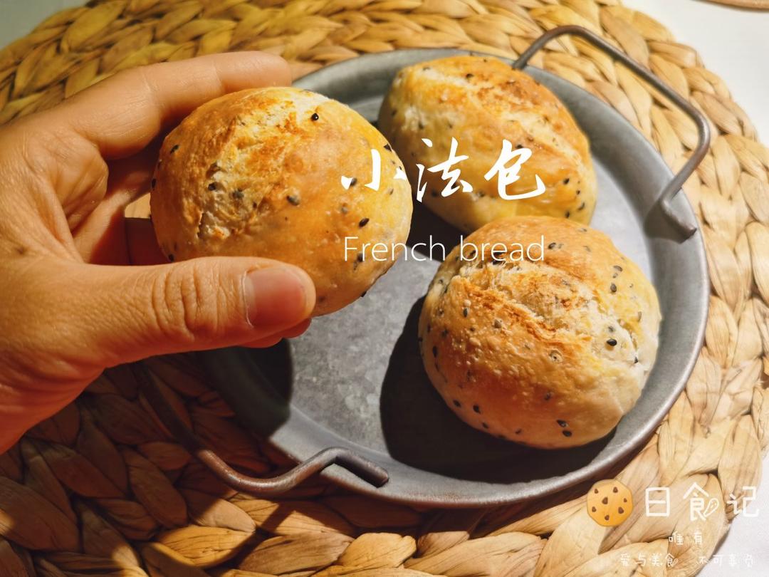 普通面粉也可以做的免揉小法包（不用高筋粉无糖小白都能成功）