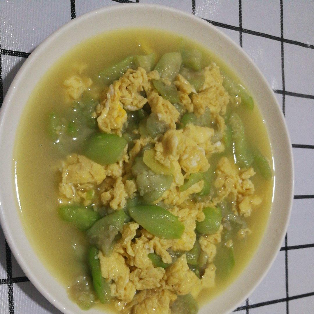 丝瓜炒蛋