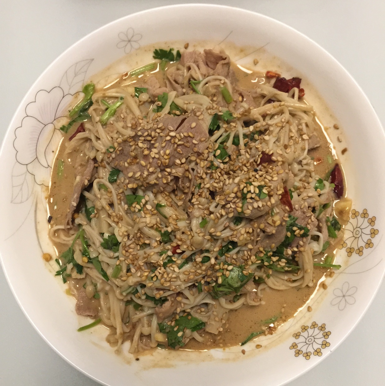 麻酱金针肥牛