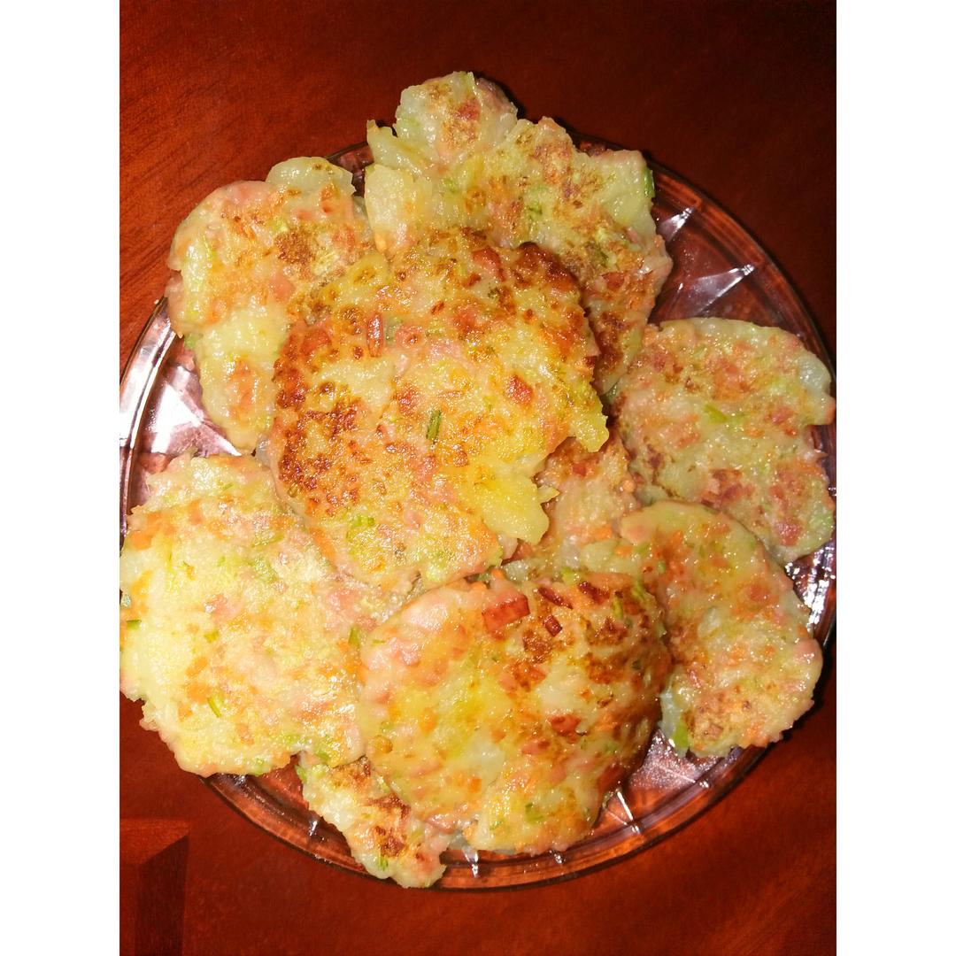 土豆火腿早餐饼