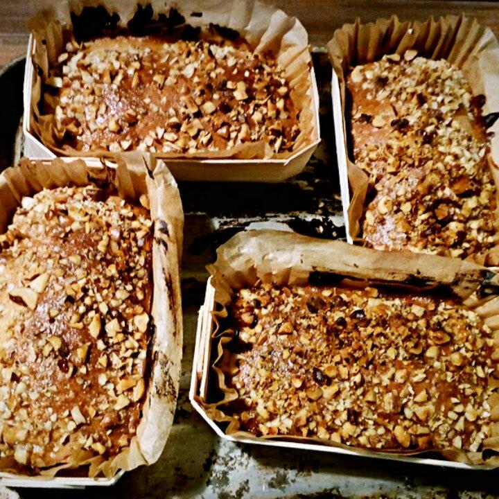 香蕉核桃磅蛋糕 Banana & Walnut Pound Cake