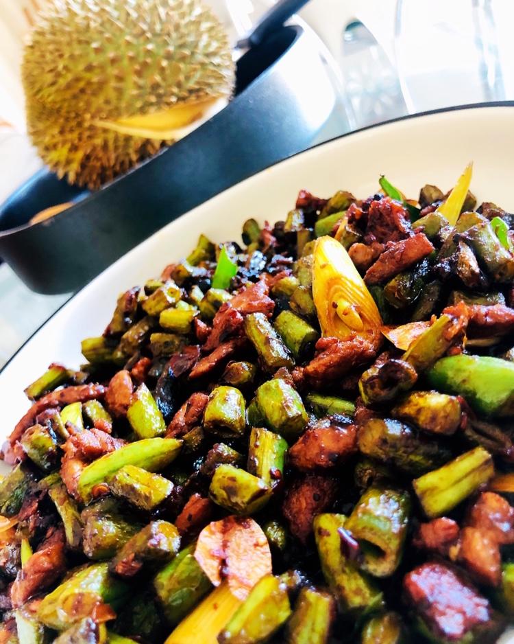 榄菜肉末四季豆